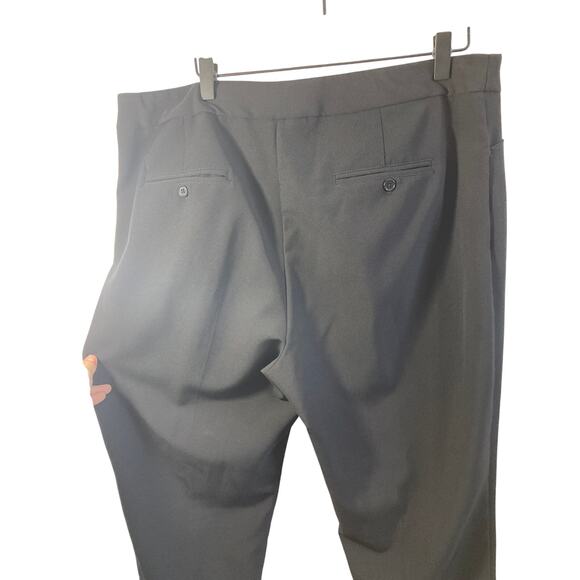 Zac & Rachel Black Cropped Dress Slacks SZ 14 - Picture 5 of 7